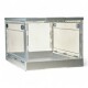 Caja Organizadora Plegable Apilable Plástico Transparente Xl Sin Color