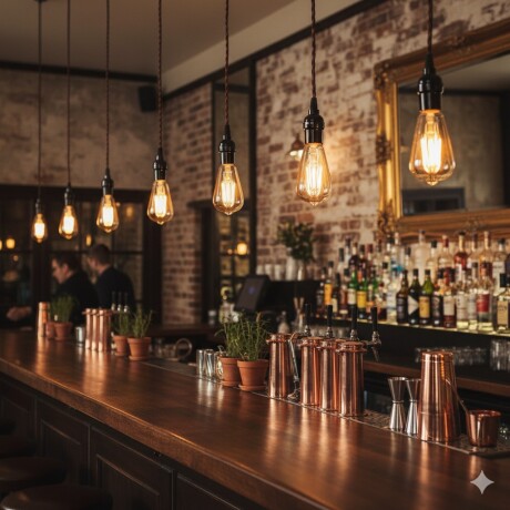 Lampara Led Filamento Vintage Pera ámbar 8W Dimerizable Lampara Led Filamento Vintage Pera ámbar 8W Dimerizable