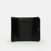 Billetera P&P en efecto cuero Negro