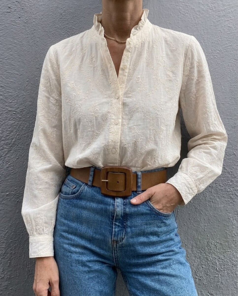 Camisa Camelot - Crema 