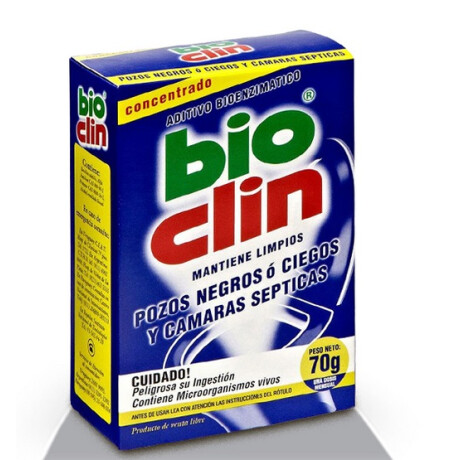 BIO CLIN PARA POZOS NEGRO C/SEPTICA 70 G BIO CLIN PARA POZOS NEGRO C/SEPTICA 70 G