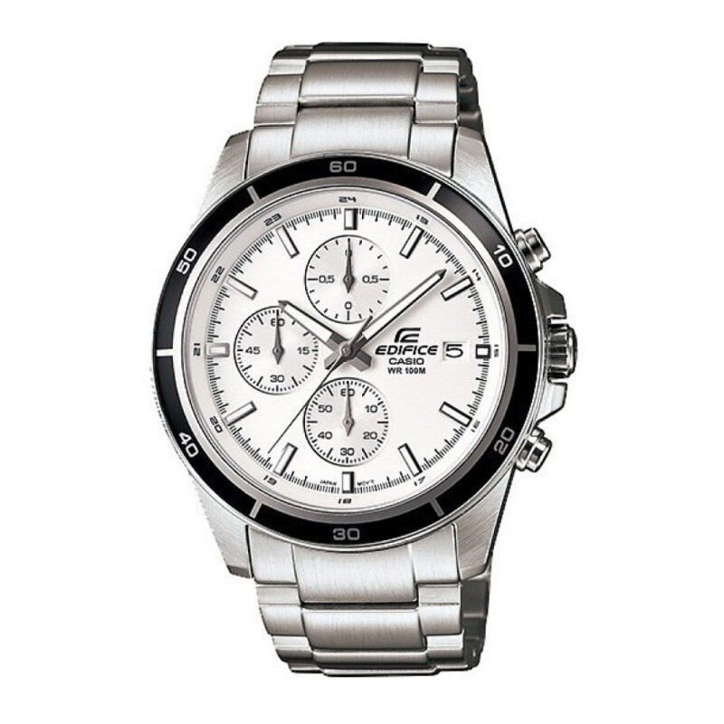 Reloj Casio Edifice EFR526D-7AVUDF para hombre con correa de acero Reloj Casio Edifice Efr526d-7avudf Para Hombre Con Correa De Acero