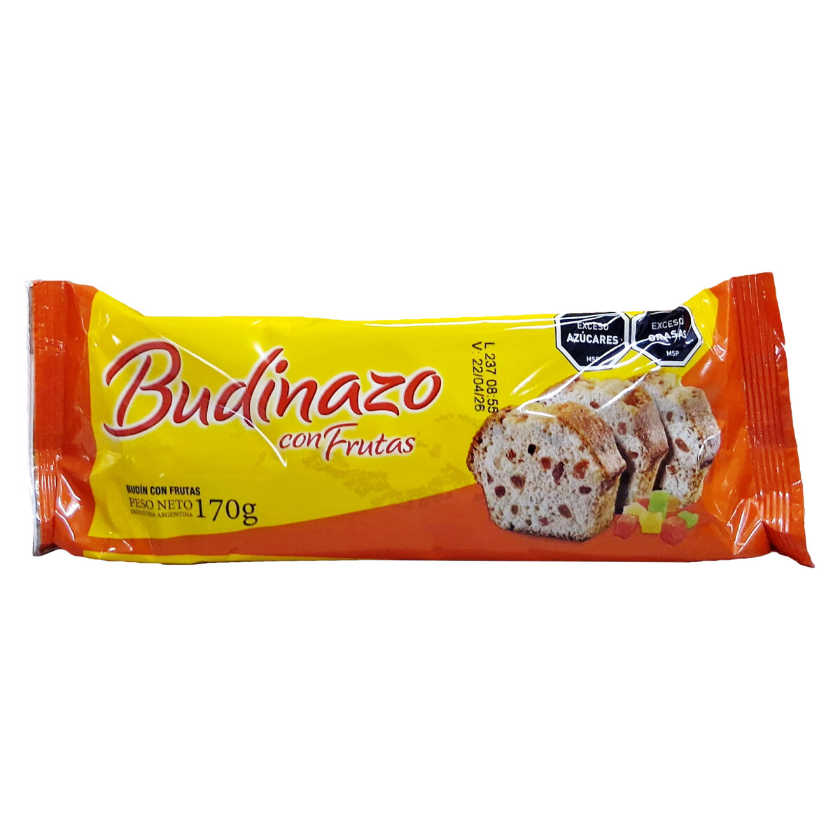 BUDIN BUDINAZO 170 Grs - Frutas 