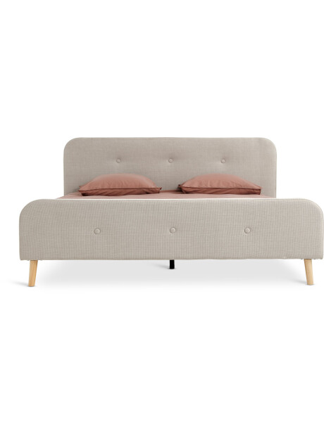 Estructura cama KONGSBERG Queen 160x200 beige Estructura cama KONGSBERG Queen 160x200 beige