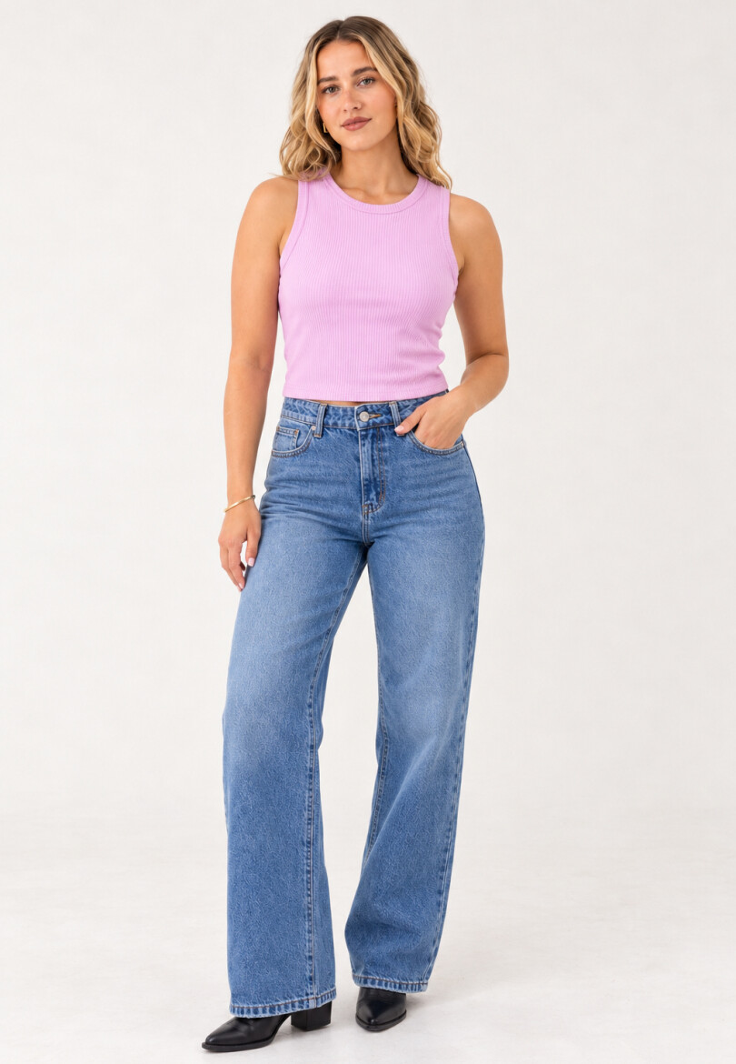 Musculosa Basica Violeta