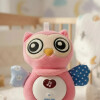 Peluche Búho Para Bebé Con Luz Y Sonido ROSA