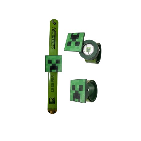 Reloj Minecraft slap creeper