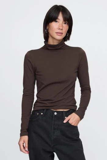 Remera Polera Mujer Terra Brown