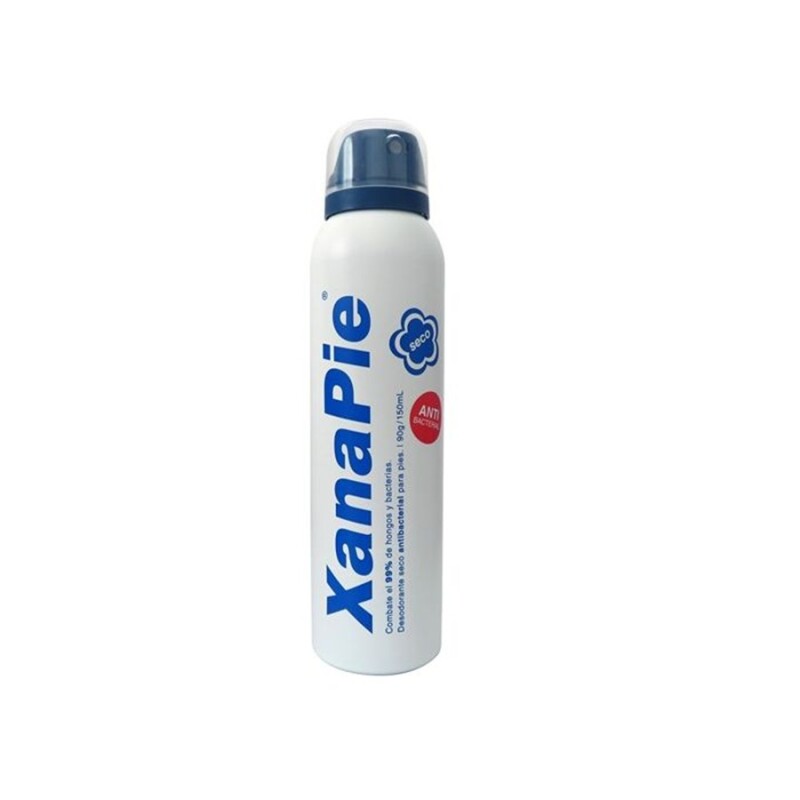 Aerosol Para Pies Xanapie Antibacterial Seco 150 Ml. Aerosol Para Pies Xanapie Antibacterial Seco 150 Ml.