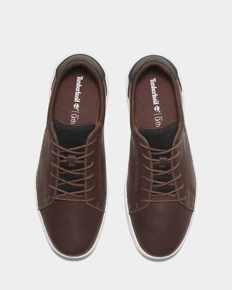 Zapatillas Seneca Bay Low Hombre Dark Brown Full Grain