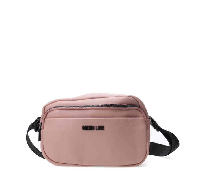 Cartera Bandolera Las Oreiro Love Rosa