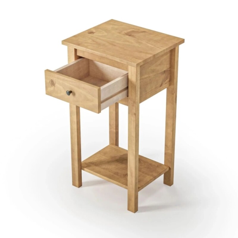 Mesa De Luz Alta Mari 1 Cajón Miel Md001m Mesa De Luz Alta Mari 1 Cajón Miel Md001m