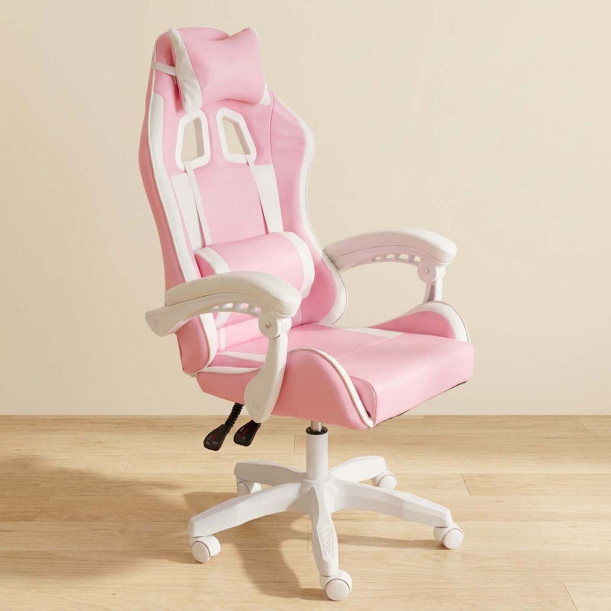 SILLA GAMER - POLIPROPILENO BLANCO FLEUR 
