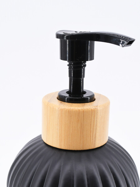 DISPENSADOR LISTRADO MATE NEGRO