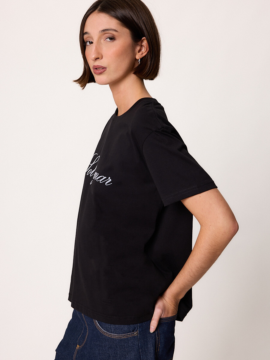 T-SHIRT M/C MARISOL DIXIE Negro