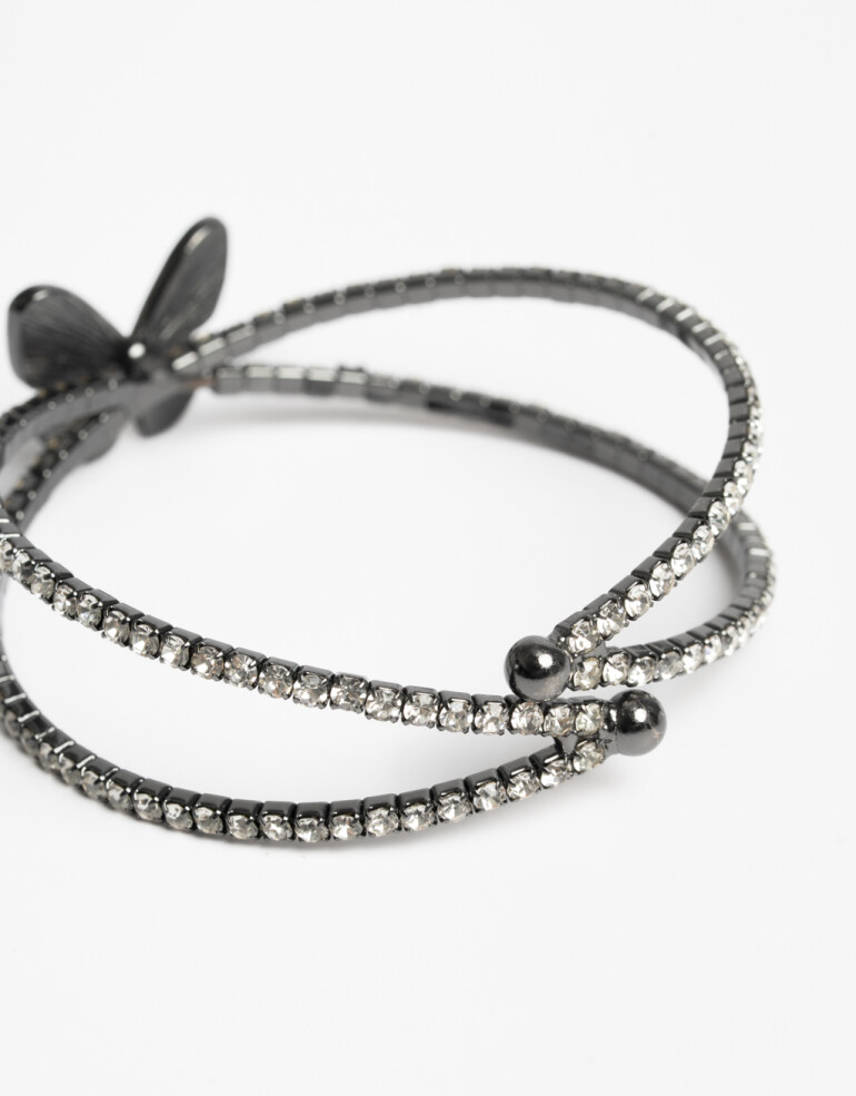 Brazaletes Color Brazalete Con Mariposa - Combinacion Multicolor