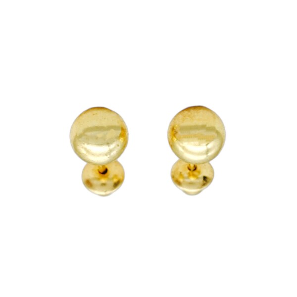 Abridores Bolita-Oro 18k-Sin piedra-AB9516 sinpiedra