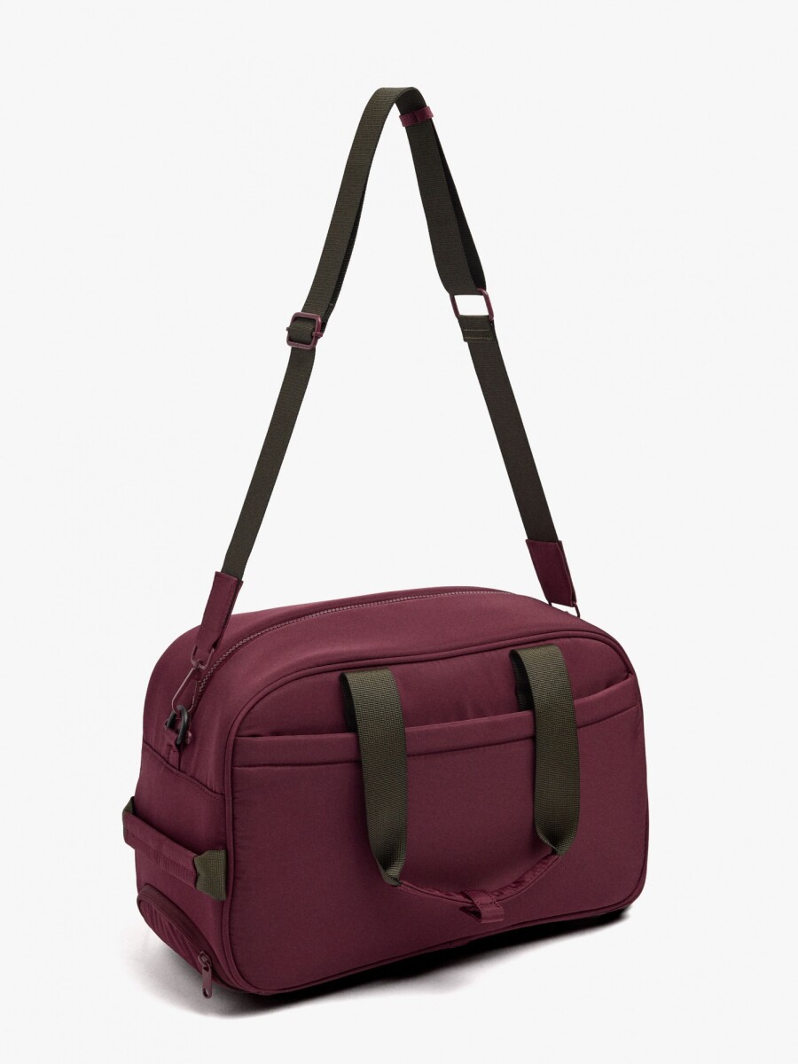 Bolso De Fin De Semana De Nylon rojo