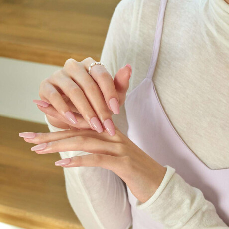 Uñas En Gel Listas (Press On) Pink Cream
