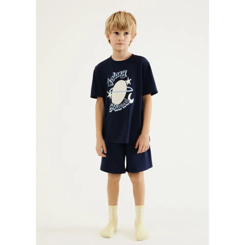 PIJAMA MM MASC AZUL ESCURO