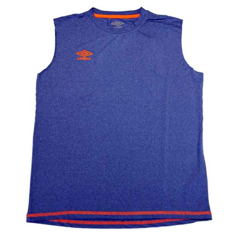 Musculosa Umbro Spandex Azul Real - Anaranjado