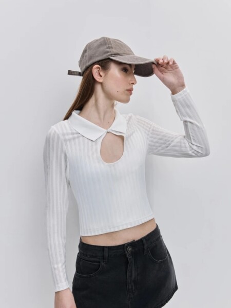 BLUZA P.CAKE GLORIAX BLANCO