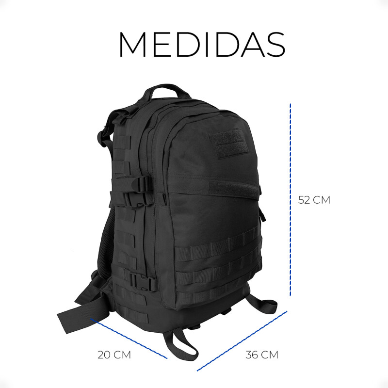 Bolso Mochila de Camping TÃ¡ctica de 40 Litros Gris