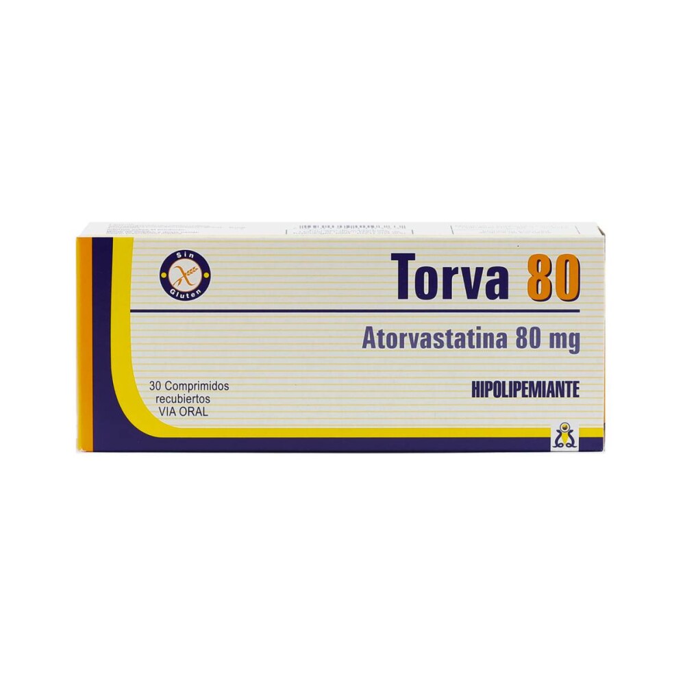 TORVA 80 MG. CJ X 30 COMP. única