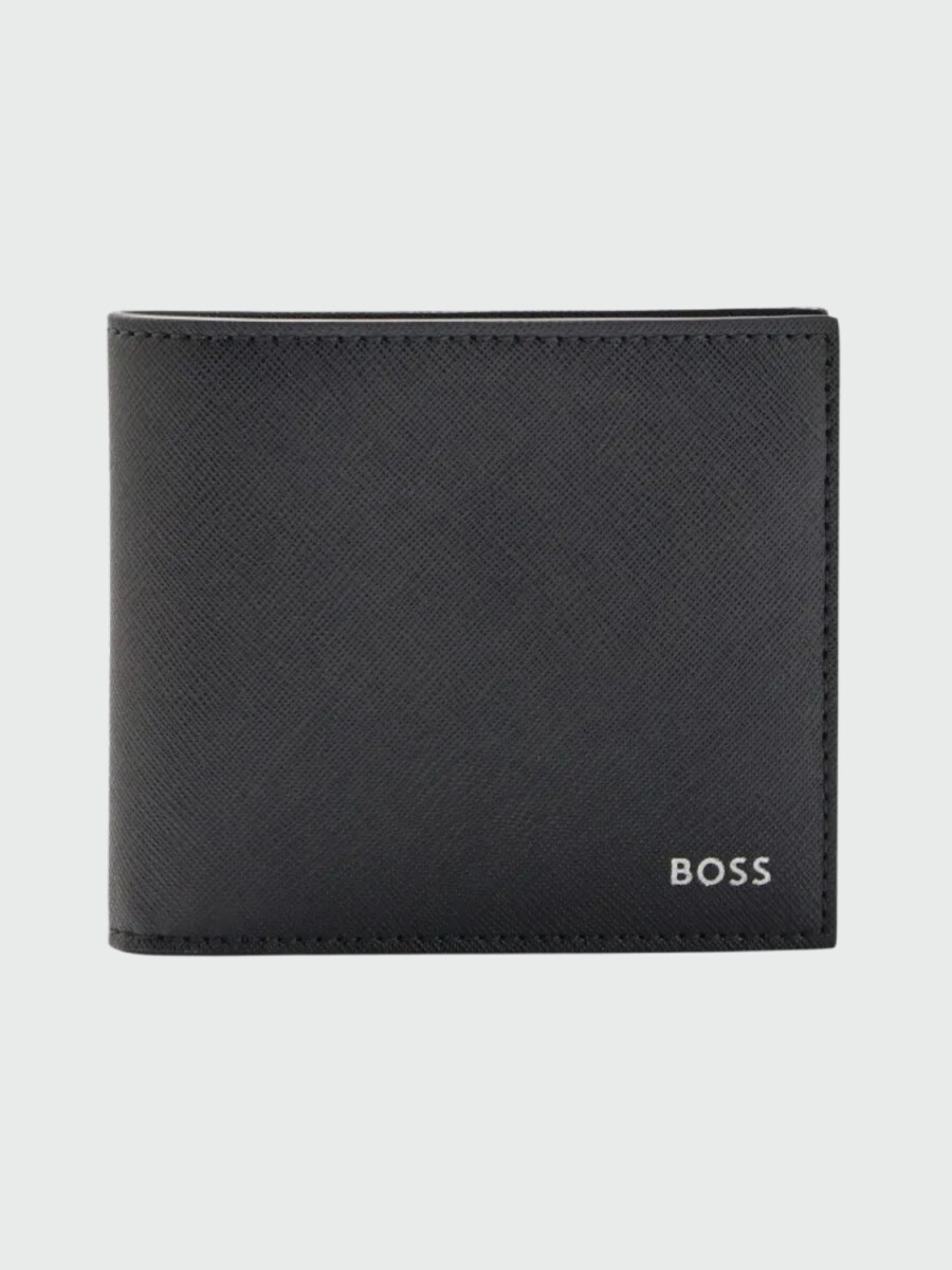 BOSS - Billetera de cueron con multiploes compartimentos, ZAIR - 0 