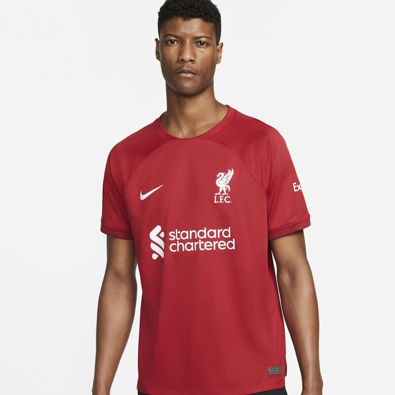 Camiseta De Fútbol Nike Liverpool Fc Dri-fit Home Camiseta De Fútbol Nike Liverpool Fc Dri-fit Home