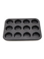 MOLDE 12 CUPCAKES LINEA SIDE NEGRO