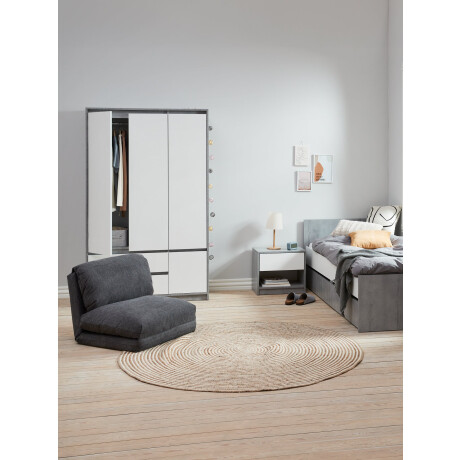 Cama C/Almacenaje 90X200 Billund Bl/Ho