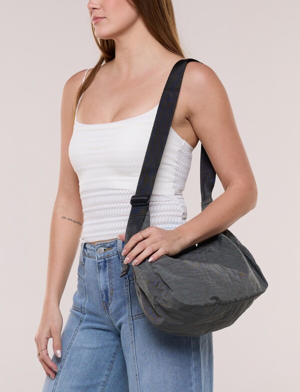 Cartera Colors GRIS OSCURO