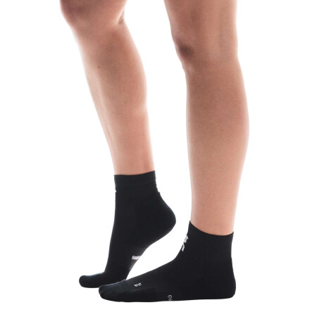 Medias Core Run Sock Alto Unisex Negro