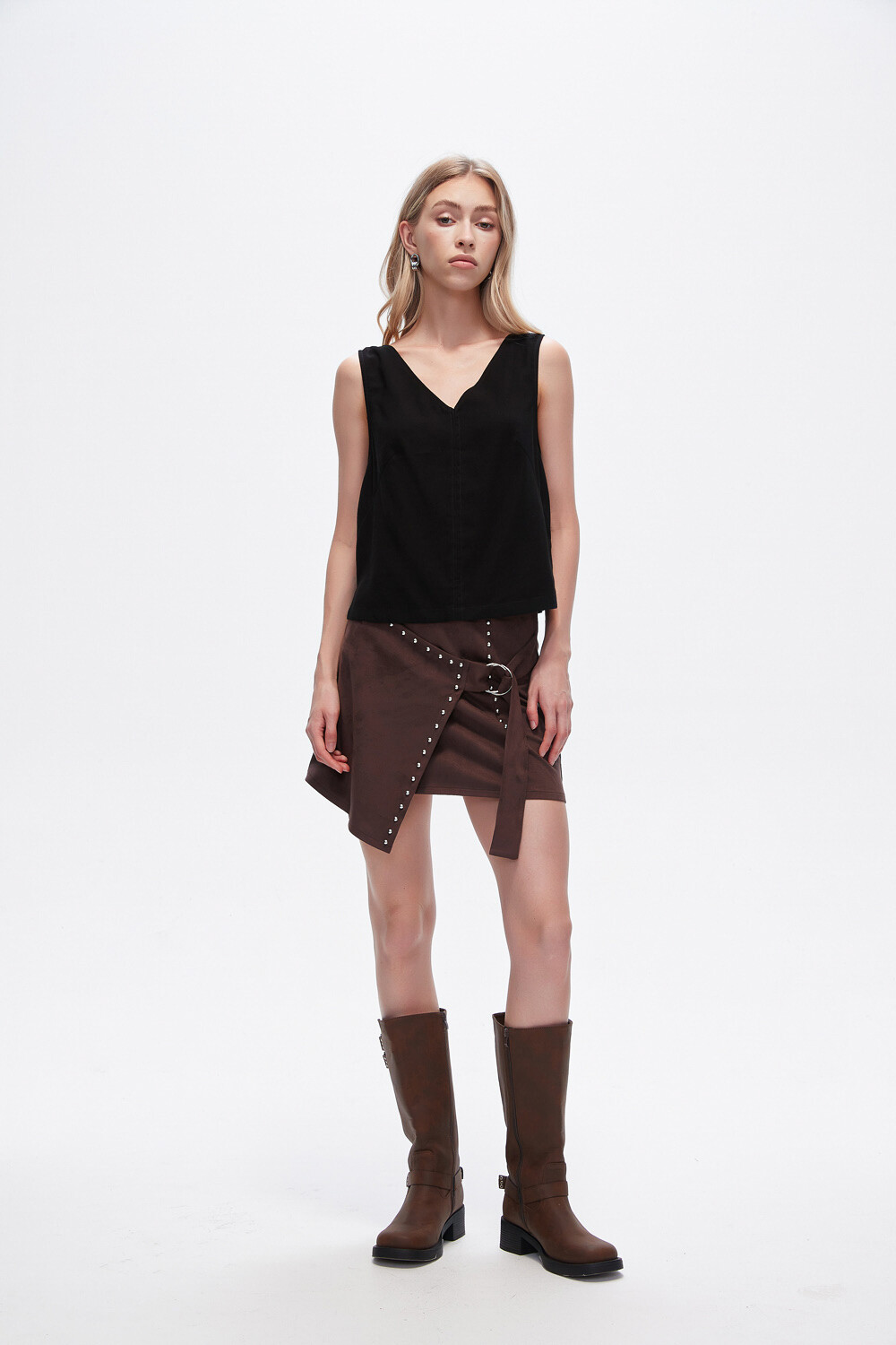 Falda Cameli Marron