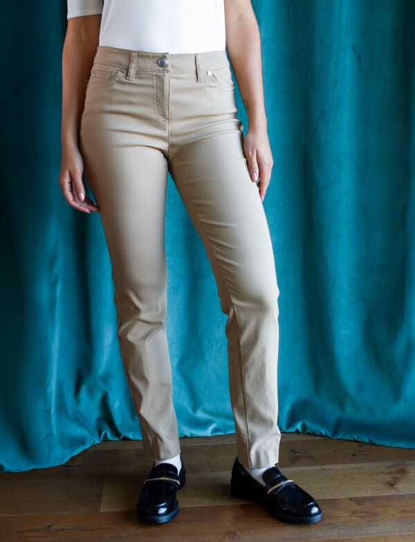 Pantalon Slim BEIGE
