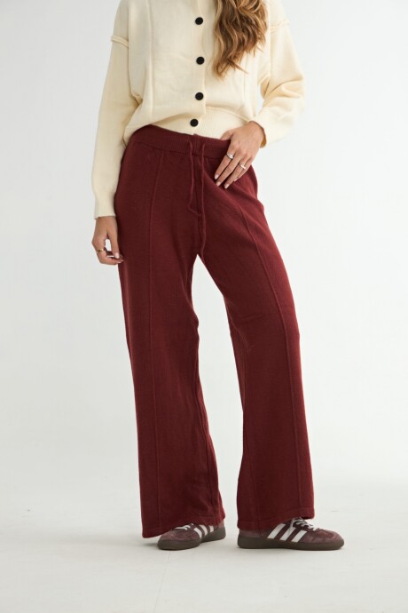 PANTALÓN TULIPA T2 BORDO