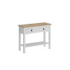 Consola Despojador Blanco 2 Cajones Linea Rustica Consola Despojador Blanco 2 Cajones Linea Rustica