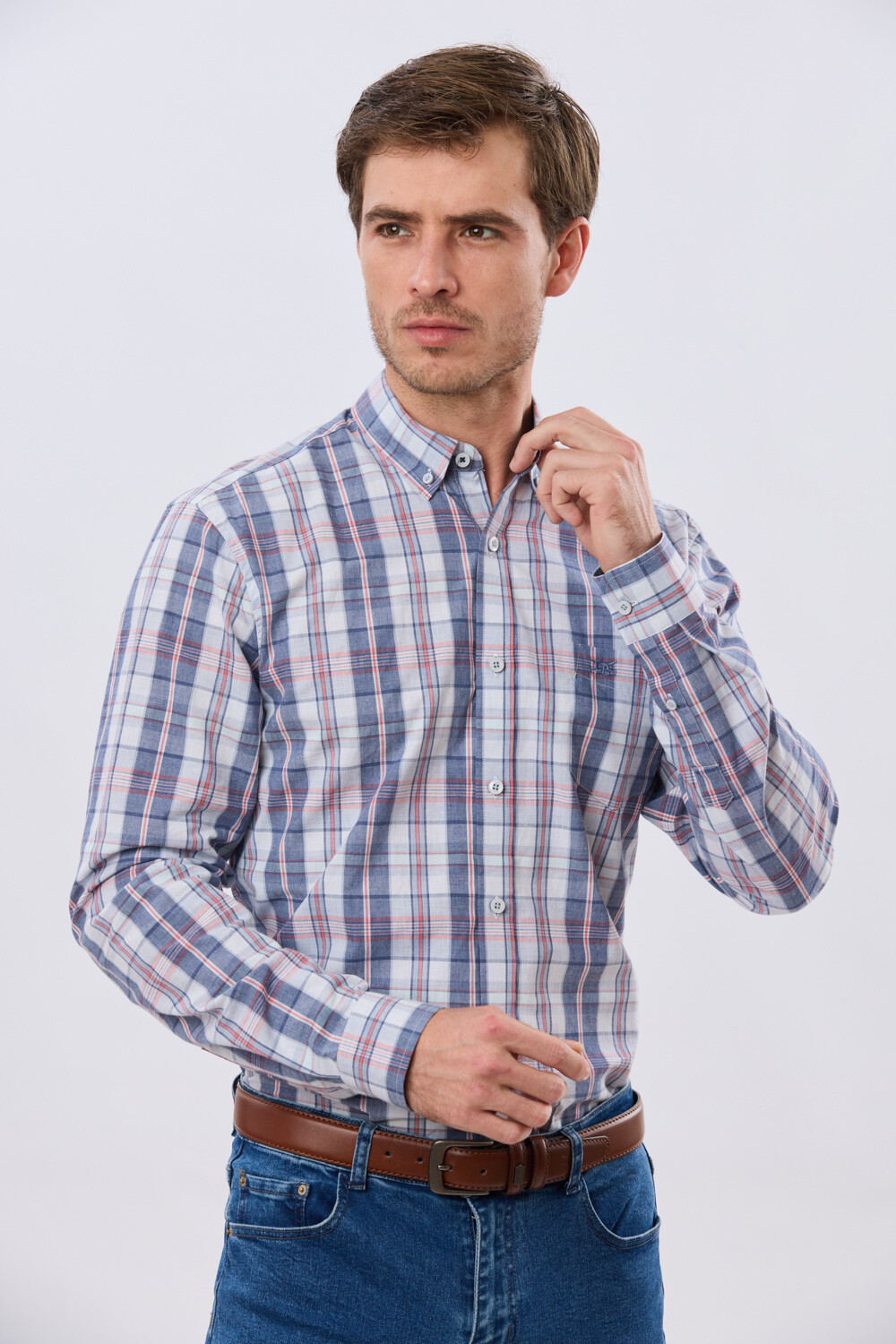 CAMISA CUADROS Rojo