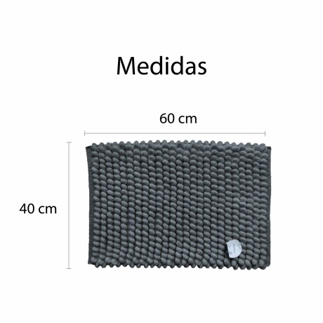 Alfombra Estilo Buclé Decorativa Interior Suave Moderna Gris Oscuro