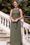 Vestido Casual. Verde