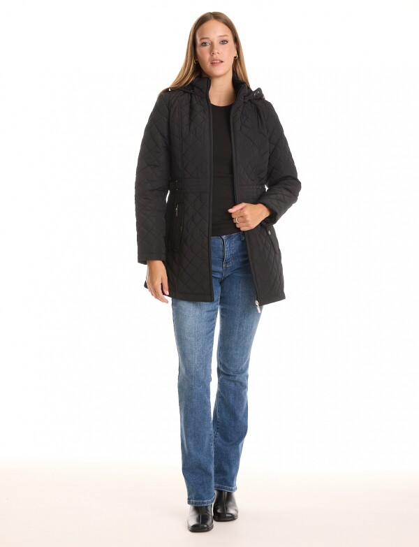 Campera Capitoneada NEGRO