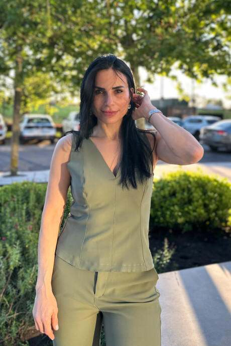 Musculosa Myla Verde Militar