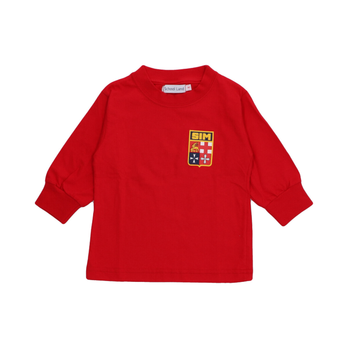 T-shirt Manga Larga Scuola Italiana Rojo