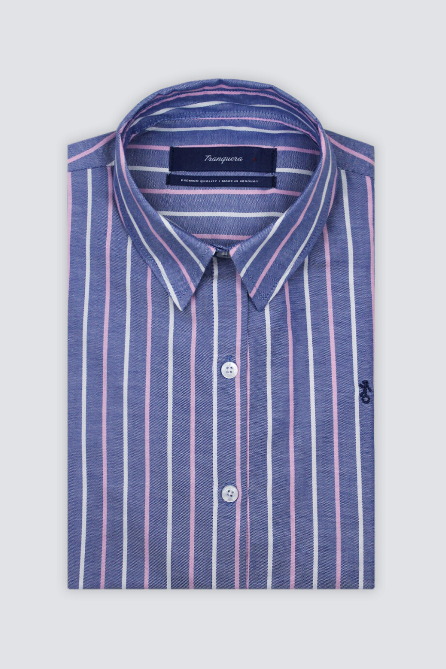 Camisa Dama Emi Raya Jean con Rosa