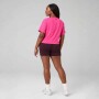 Top Training 100% Cotton Boxy Tee Mujer Pink Crush