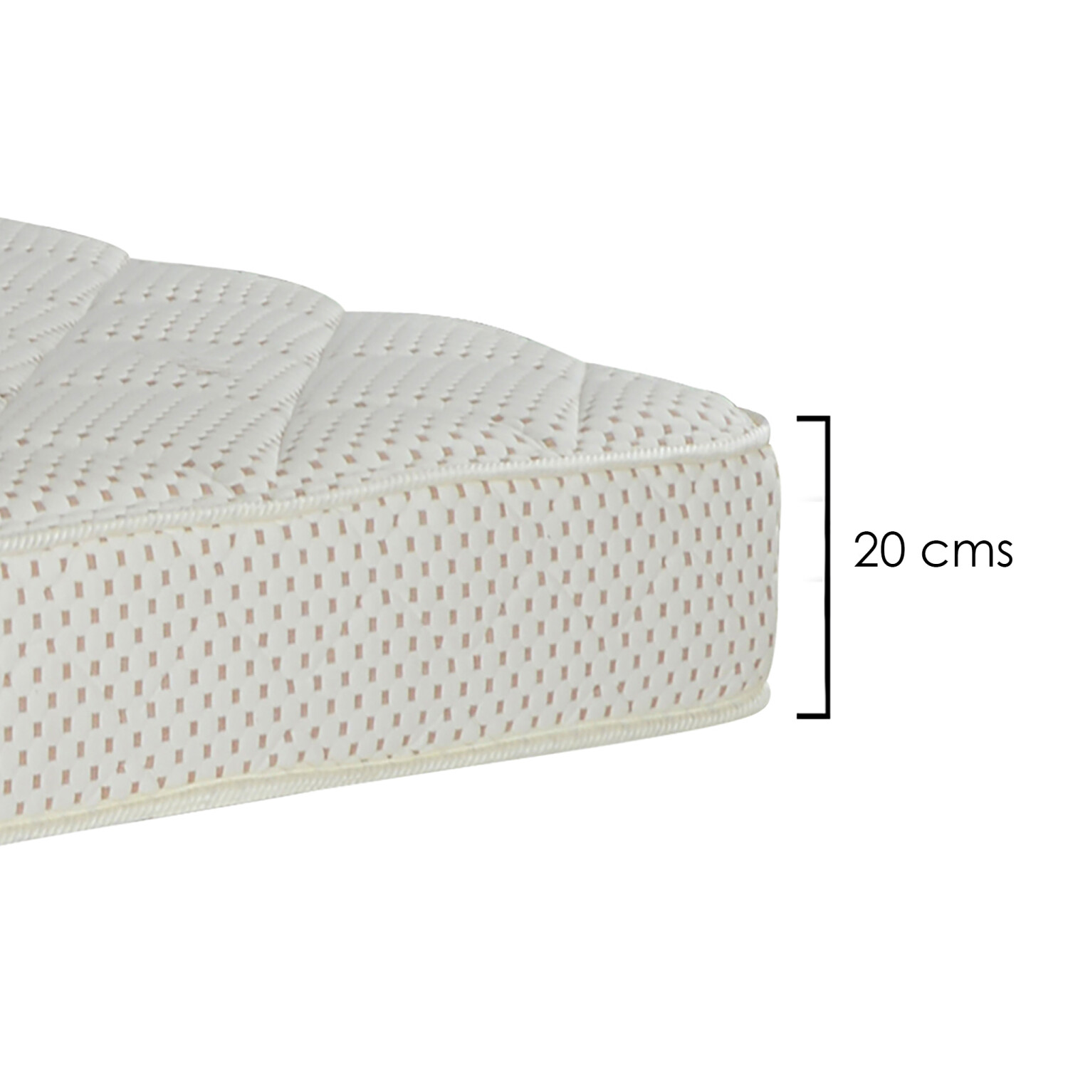 Colchón de espuma dureza 2 3 blanco 80x200 cm
