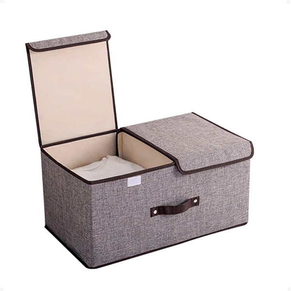 Caja Organizadora Plegable Doble Tapa 24x15x35 Caja Organizadora Plegable Doble Tapa 24x15x35