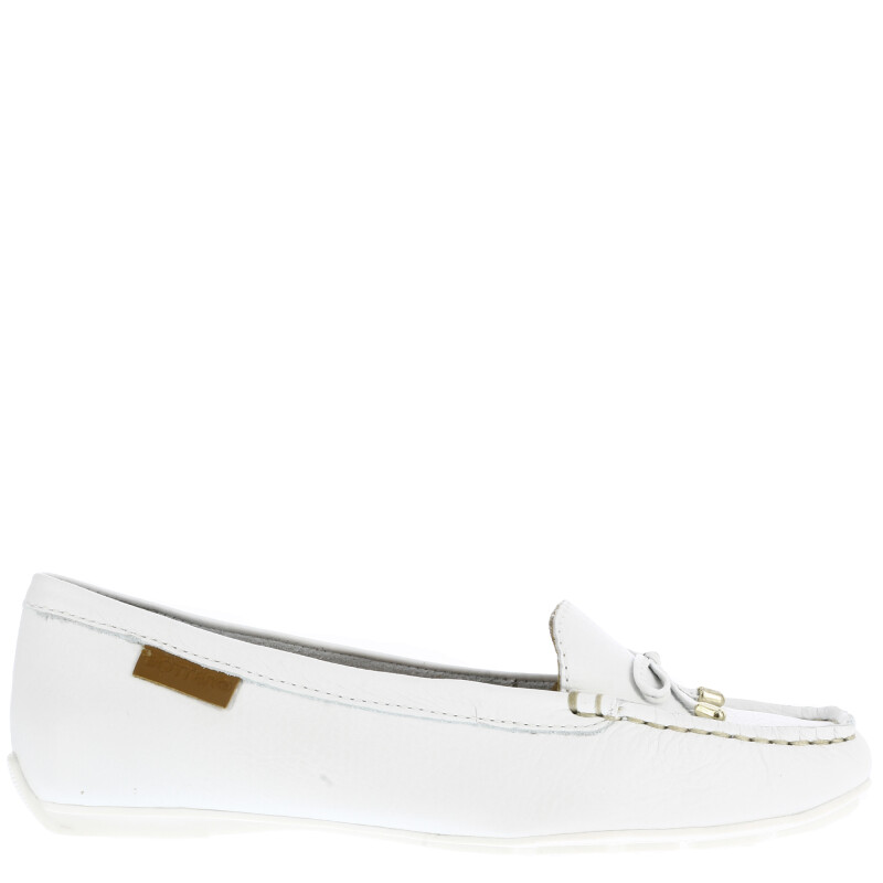 Zapato de Mujer Bottero Mocasin c/moñita Blanco