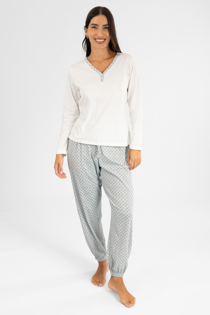 Pijama bombay Celeste